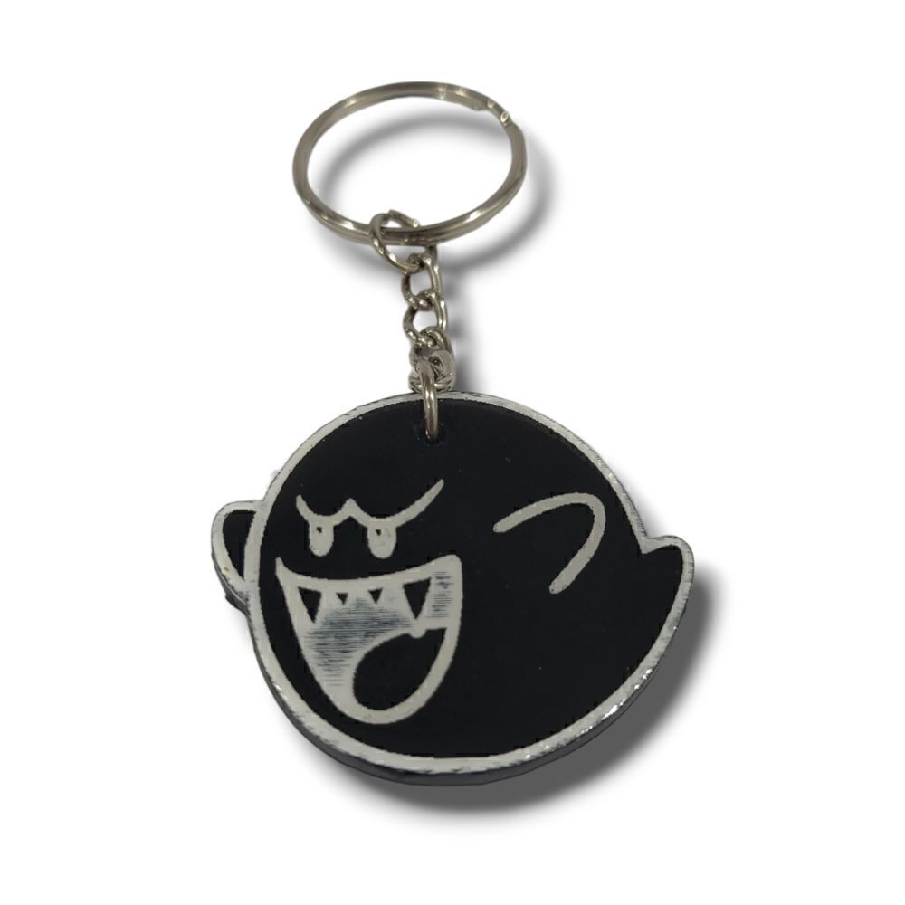 Super Mario Boo Ghost Keychain (Z135) - Picture 2 of 4